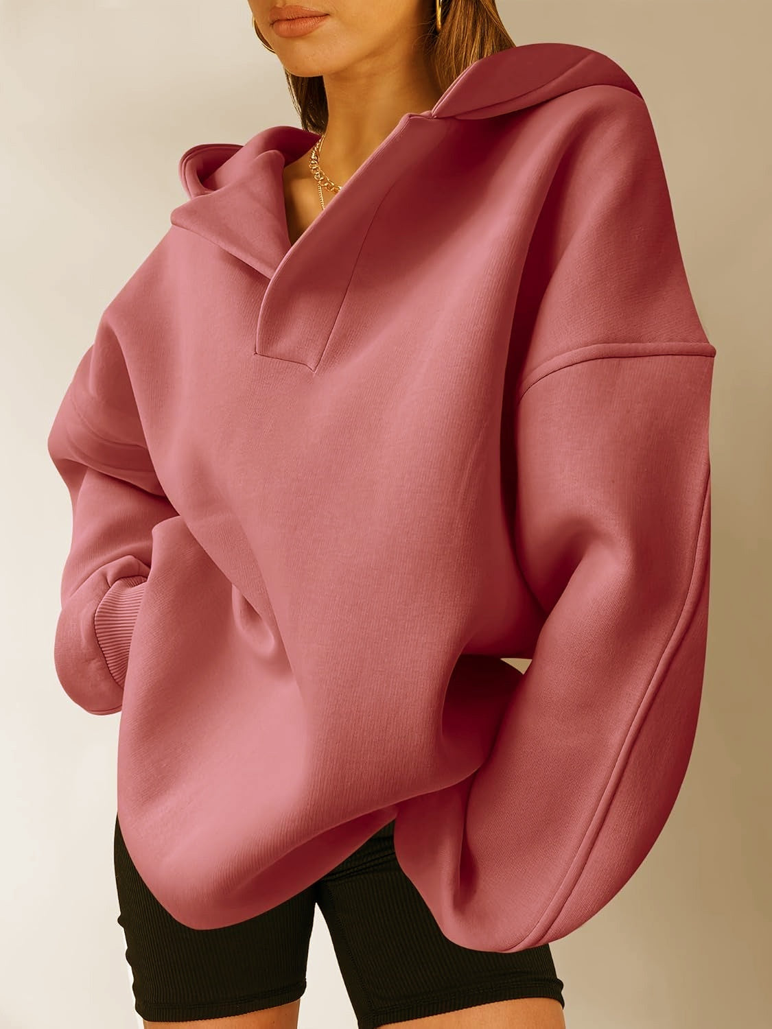 FEYLINA  | Sweat à Capuche Oversize à Manches Longues