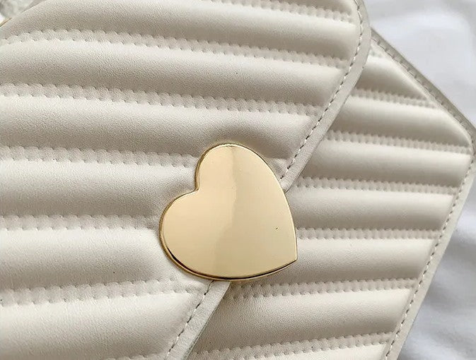 FEYLINA  | Sac Tendance avec Détail Cœur Doré