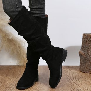 FEYLINA | Bottes Hautes à Talon Épais Élégantes