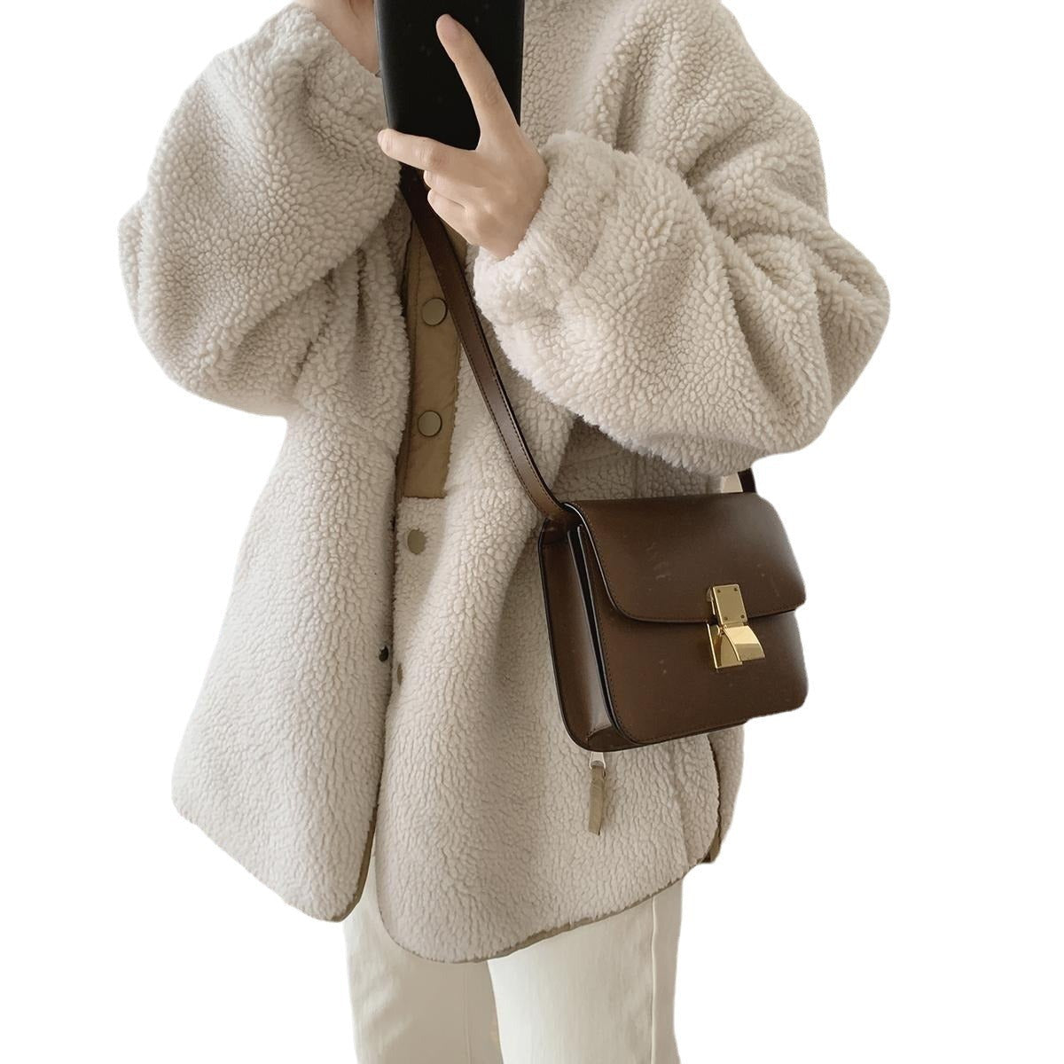 FEYLINA | Manteau Douillet en Laine d’Agneau