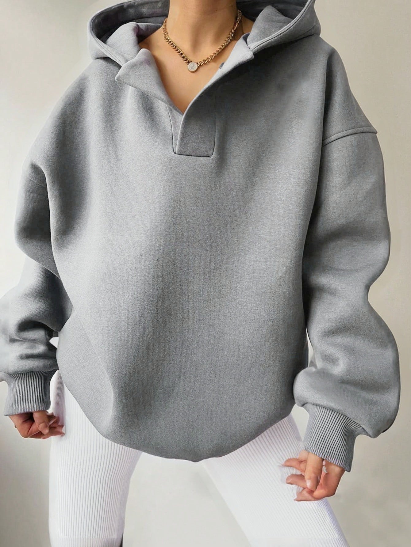 FEYLINA  | Sweat à Capuche Oversize à Manches Longues