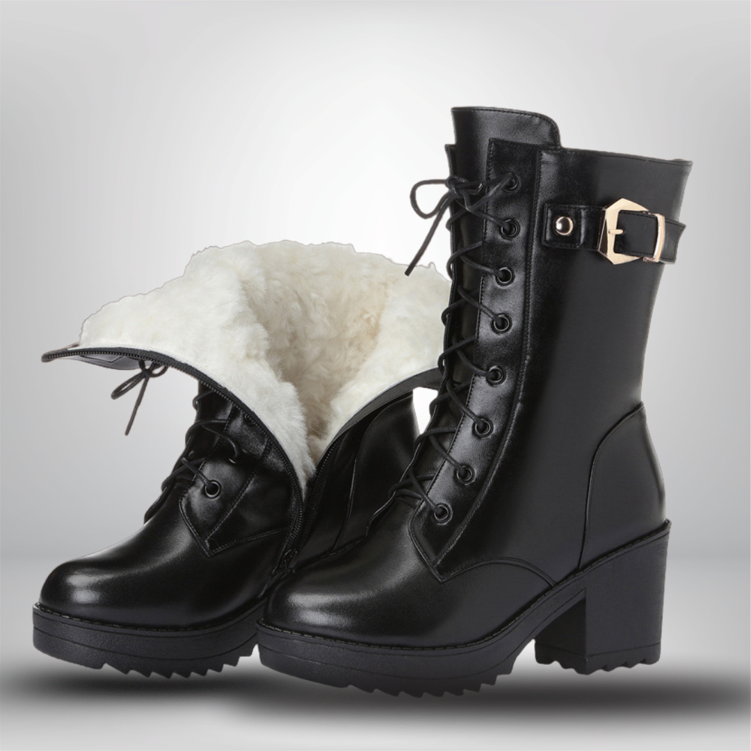 FEYLINA  | Bottes Martin en Cuir Classiques