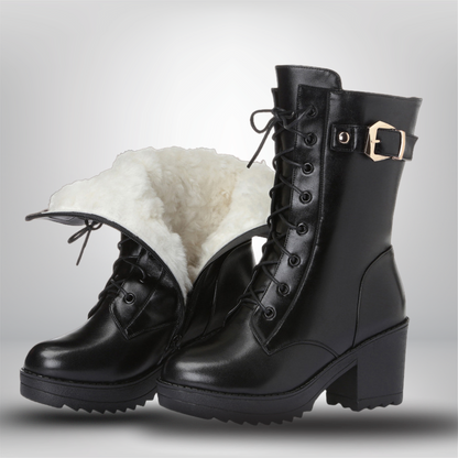 FEYLINA  | Bottes Martin en Cuir Classiques