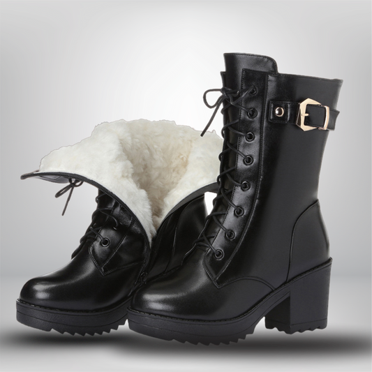 FEYLINA  | Bottes Martin en Cuir Classiques