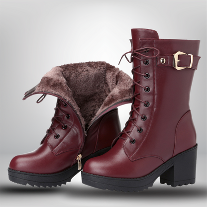 FEYLINA  | Bottes Martin en Cuir Classiques