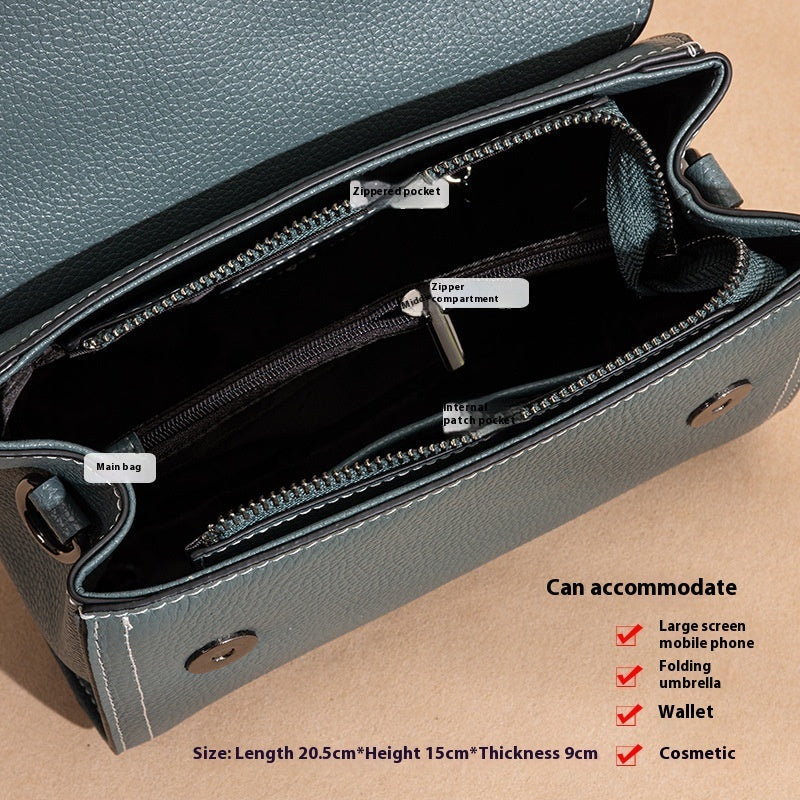 FEYLINA | Sac porté travers en cuir véritable